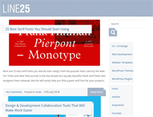 Tablet Screenshot of line25.com